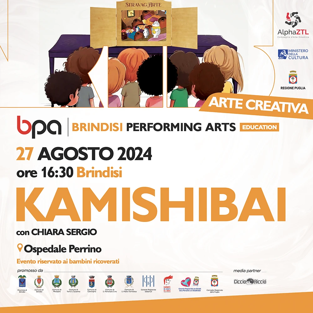 KAMISHIBAI Aug. 27 Perrino Hospital Brindisi Reserved for hospitalized children